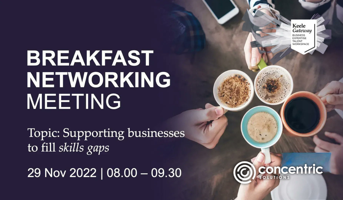 Concentric presents at Keele Business Networking Event